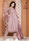Icoin By Master Naira Cut Two Tone Printed Kurti Bottom With Dupatta
